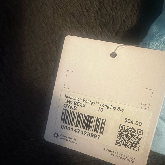 Lululemon Energy Longline Bra - Picture 3 of 3